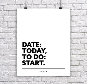 date-today-to-do-start-motivational-inspirational-black-by-labno ...