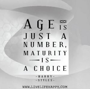 age and maturity