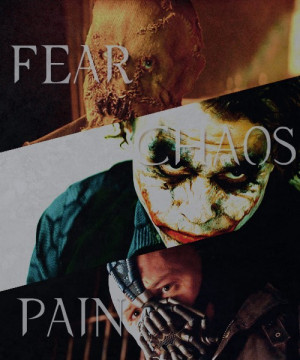 Dr. Jonathan Crane/Scarecrow. Fear, Chaos, Pain