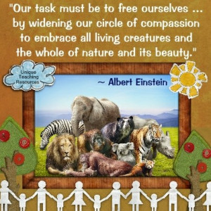 Einstein Quotes - Our task must be to free ourselves by widening our ...