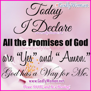 All the promises of God are Yes and Amen