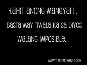 Anong Oras Tagalog Quotes...