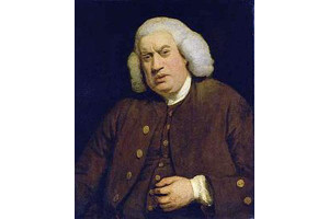 18th-century English critic, writer, and poet Samuel Johnson
