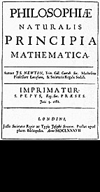 La gran obra de Issac Newton de 1687