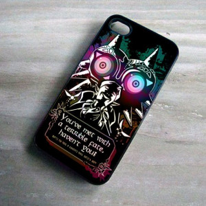 Legend Of Zelda Majoras Mask Quotes, iPhone 4 Case, iPhone 4s Case ...