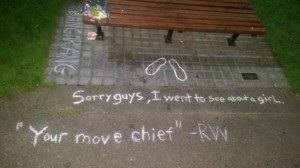 Robin Williams fans pay touching tribute at Good Will Hunting bench