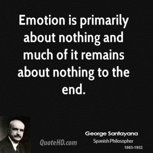 Emotion is primarily about nothing and much of it remains about ...
