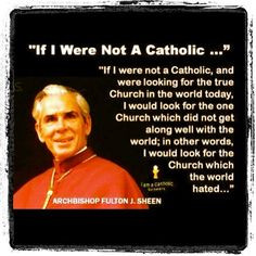 ... thought fulton sheen cathol faith christ archbishop fulton cathol mass