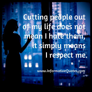 Cut some toxic people out of my life. And it feels great. ~ Liz ...