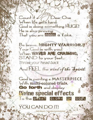 Beth Moore’s Columbia Commission (An Artistic Interpretation)