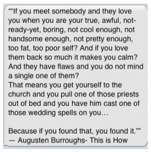 Love & marriage quotes Augusten Burroughs