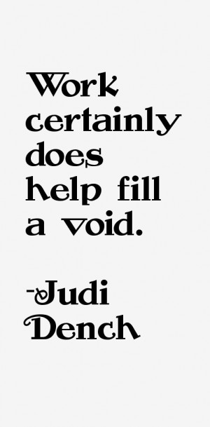 Judi Dench Quotes & Sayings