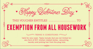 FREE Printable Valentines Day Vouchers Coupons