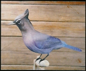 Hand Carved Wooden Birds