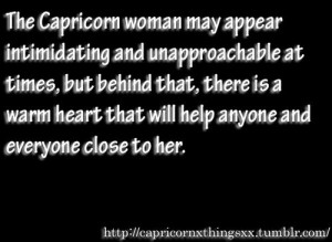 Capricorn women
