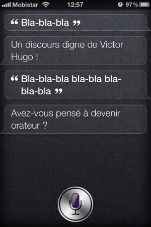 SIRI : Quote du jour n°2] Vous êtes Victor Hugo !