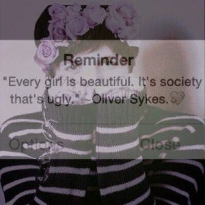 oliver sykes oli sykes bmth bring me the horizon inspiration quote