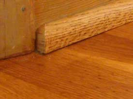 shoe molding vs quarter round installing floor molding hardwood