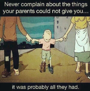 Never complain