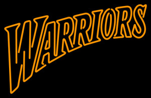Golden State Warriors Wordmark 1997 98 2009 10 Logo NBA Neon Sign 1