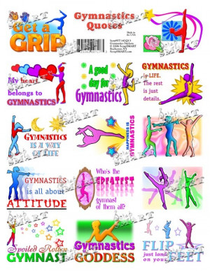 Gymnastics Quotes - 14 Illustrations of Gymnists and their Sport all ...