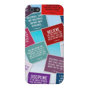 Volleyball Quotes iPhone 5 Case in Colors