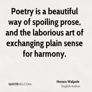 Horace Walpole Poetry Quotes