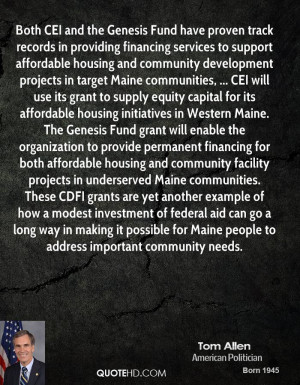 financing services to support affordable housing and community ...
