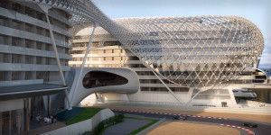 The Yas Hotel Abu Dhabi by Asymptote Architecture Nears Completion