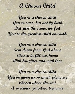My Mommy Poems Adoption Poem For Adopted. Inspirational Funeral Quotes ...