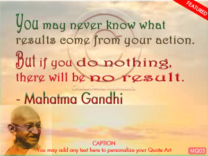 Graphics Quote Art - Mahatma Gandhi Quotes