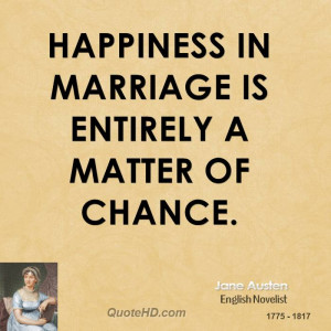 Jane Austen Marriage Quotes