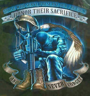 Honor their sacrifice