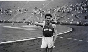 ... his story; inset right, Louis as a top runner in 1936 louis zamperini