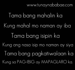 Sad Tagalog Quotes