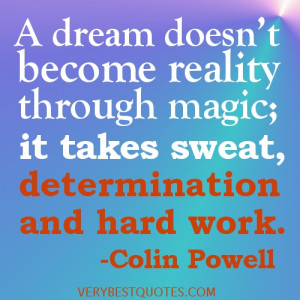 sweat determination and hard work motivation inspiration quote