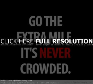 Extra Mile Quotes