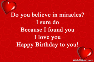 Good Birthday Quotes For Lover ~ Birthday Wishes For Boyfriend