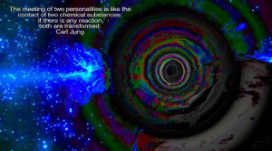 ... substances: if there is any reaction both are transformed - Carl Jung