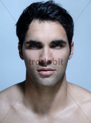 21 year old man beauty portrait