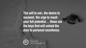 ... unlock the door to personal excellence. Confucius Quotes and Analects