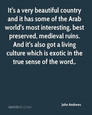 It's a very beautiful country and it has some of the Arab world's most ...