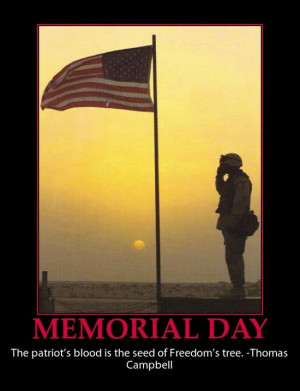 Memorial Day....a day to remember fallen heroes.