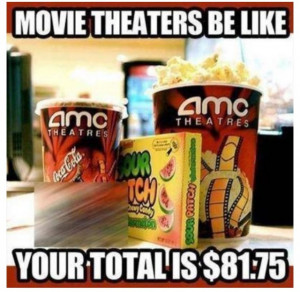 Movie theaters...