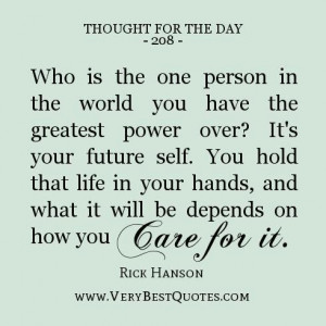 Thought for the day your future self quotes