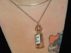 Pot Leaf, A Friend With Weed Is A Friend Indeed Necklace ...