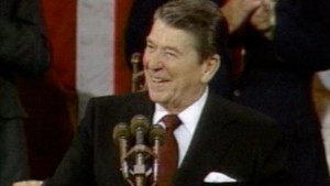 ... from political figures: Ronald Reagan talks about measuring leaders