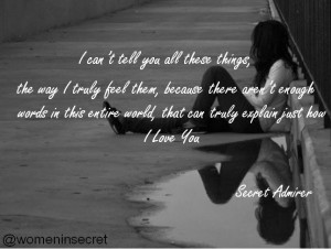 Secret Admirer Quotes (Love Silent)