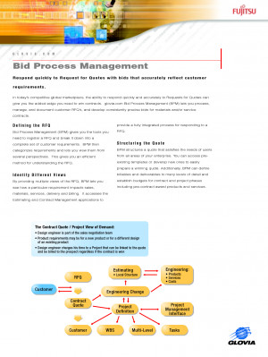 Bid Process Management Respond quickly to Request for Quotes with bids ...