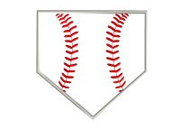 Baseball Stitched Home Plate